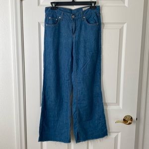 Rag & Bone wide leg denim